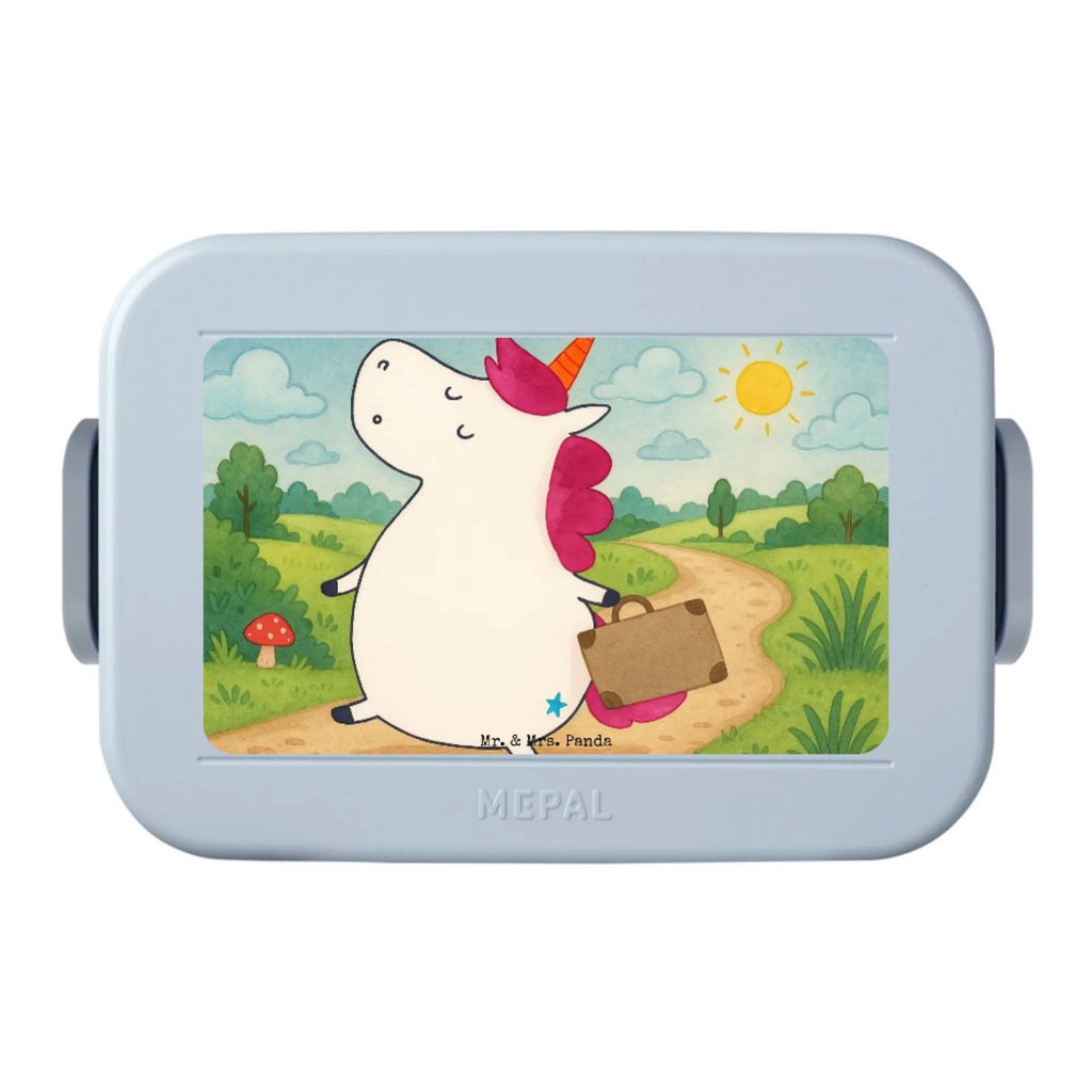 MEPAL Bentobox Einhorn Koffer Design Brotdose, Bentobox, Lunchbox, Einhorn, Einhörner, Einhorn Deko, Unicorn, Erwachsen, Reise, witzig, Spaß, Kind, lustig, albern, unicorn, Abenteuer, Koffer, Verreisen, Gepäck