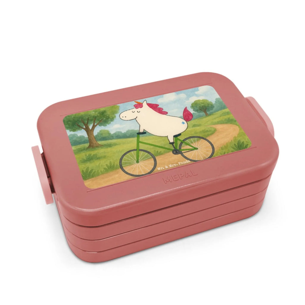 MEPAL Bentobox Einhorn Radfahrer Design Lunchbox, Bentobox, Brotdose, Einhorn, Einhörner, Einhorn Deko, Unicorn, Radfahrer, Kummer, Rad, Bike, Luxusproblem, Konfetti, Feenstaub, Radfahren, Liebeskummer