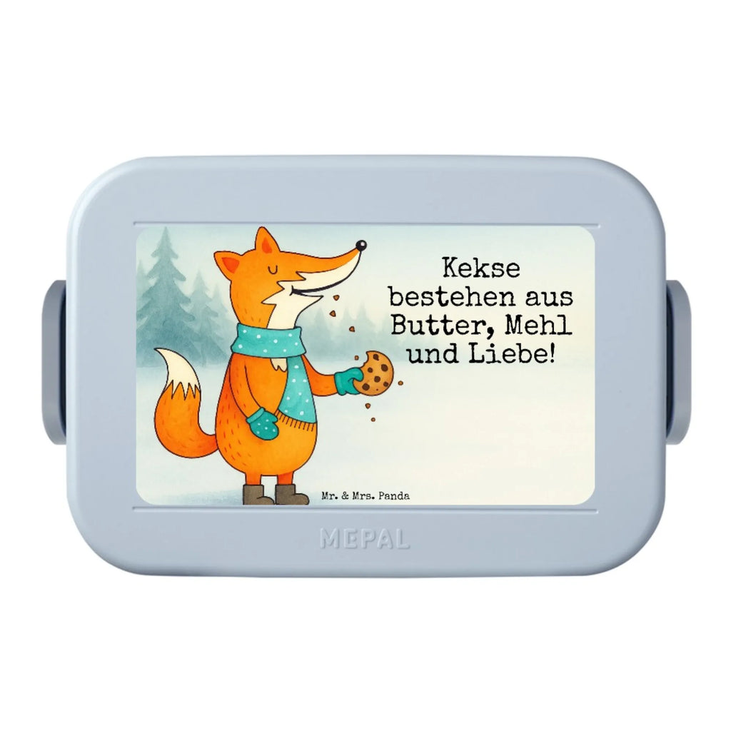MEPAL Bentobox Fuchs Keks Design Lunchbox, Brotdose, Bentobox, Fuchs, Winter, Liebe, Kekse, Füchse, Weihnachtszeit, Plätzchen, Küche Deko, Backen Spruch