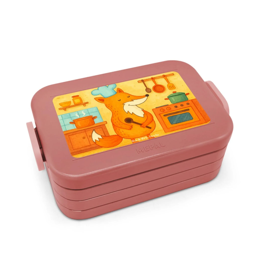 MEPAL Bentobox Fuchs Koch Design Brotdose, Lunchbox, Bentobox, Fuchs, Küche Spruch, Küche Deko, Bäcker, witzig, Spruch lustig, Köche, Füchse, Party Spruch, Koch Geschenk