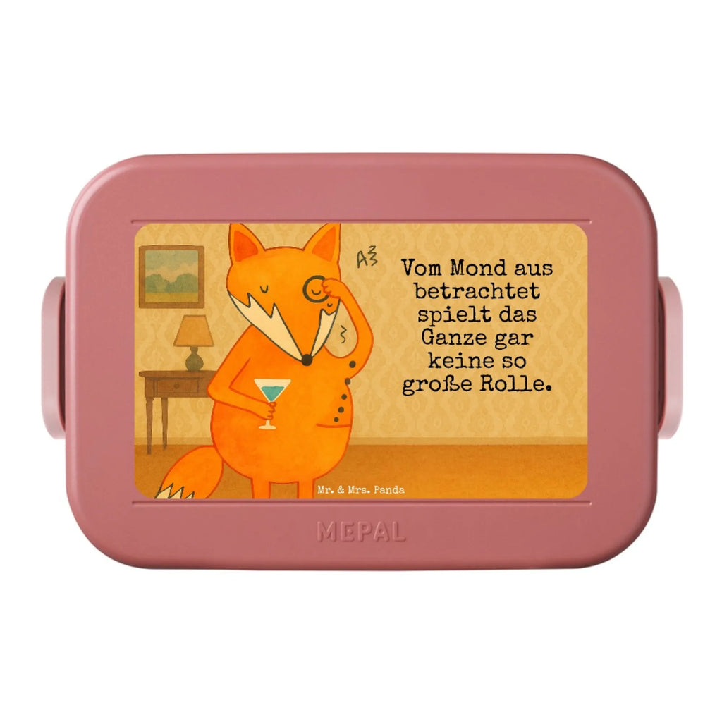 MEPAL Bentobox Fuchs Lord Design Lunchbox, Brotdose, Bentobox, Fuchs, Füchse, Liebeskummer Geschenk, Spruch lustig, Motivation Spruch, Problemlösung, tröstende Worte