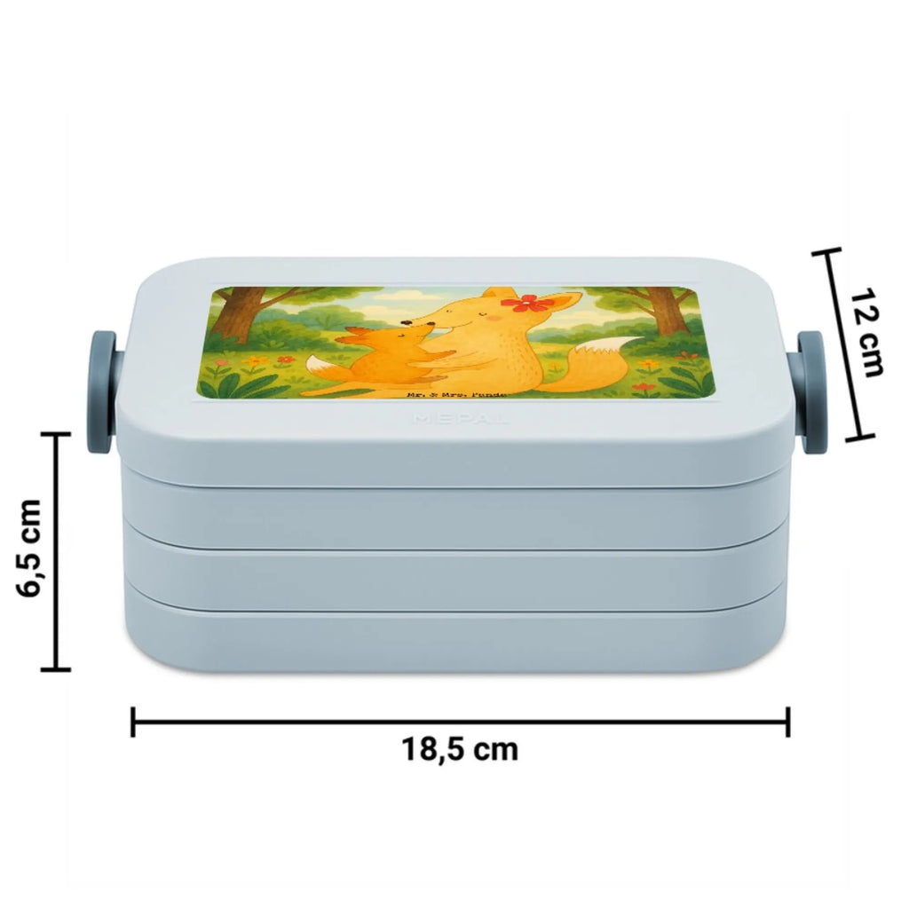 MEPAL Bentobox Fuchs Mama Design Lunchbox, Brotdose, Bentobox, Familie, Vatertag, Muttertag, Bruder, Schwester, Mama, Papa, Oma, Opa, Tochter, Mutter, Beste Tochter, Lieblingstochter, Geschenk