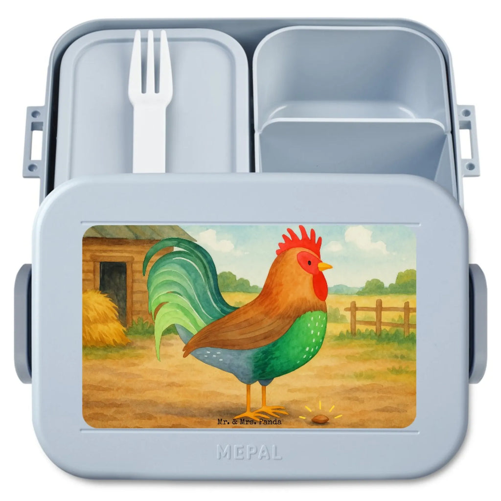 MEPAL Bentobox Hahn Korn Design Bentobox, Lunchbox, Brotdose, Bauernhof, Hoftiere, Landwirt, Landwirtin, Korn, Henne, Hahn, Eier, Natur