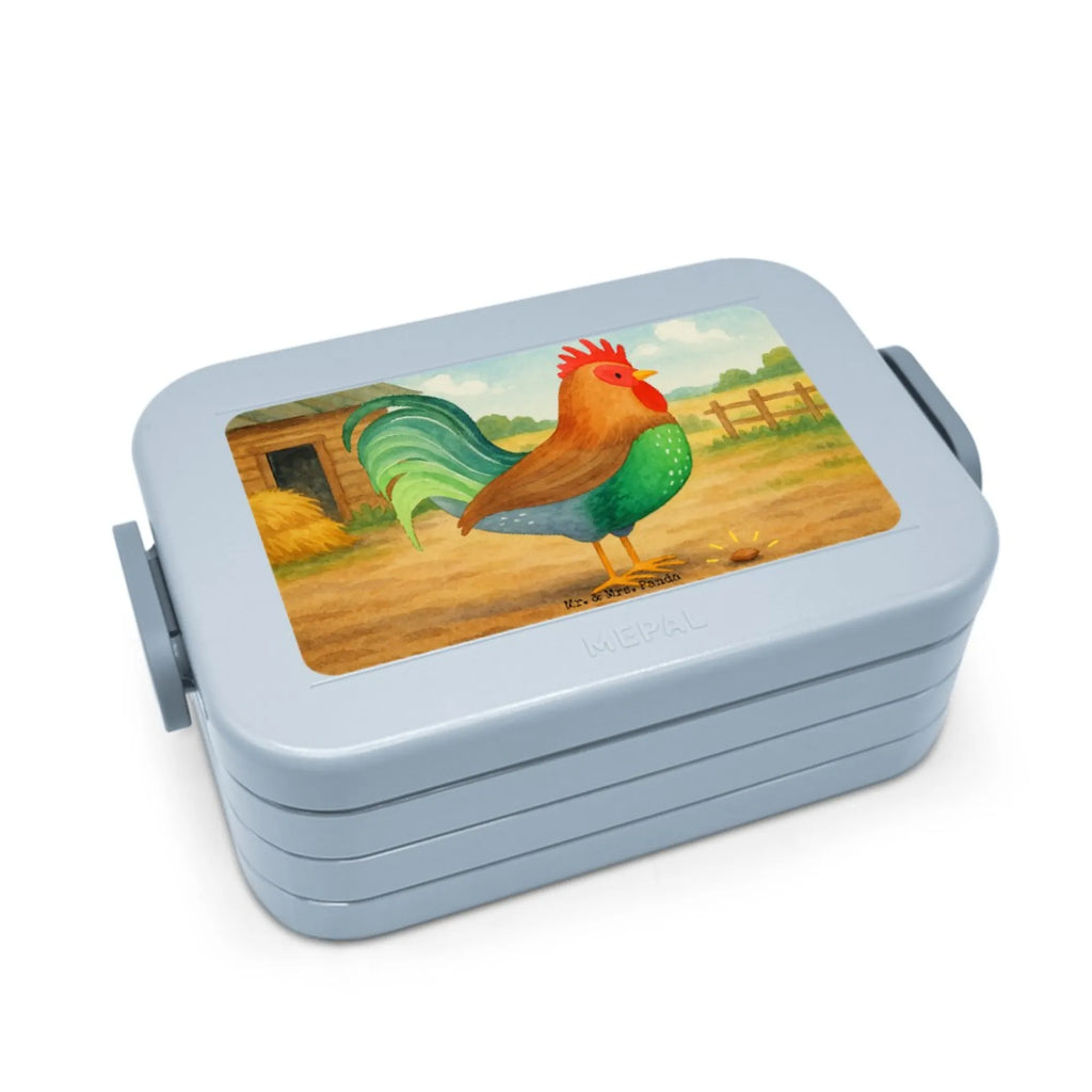 MEPAL Bentobox Hahn Korn Design Bentobox, Lunchbox, Brotdose, Bauernhof, Hoftiere, Landwirt, Landwirtin, Korn, Henne, Hahn, Eier, Natur