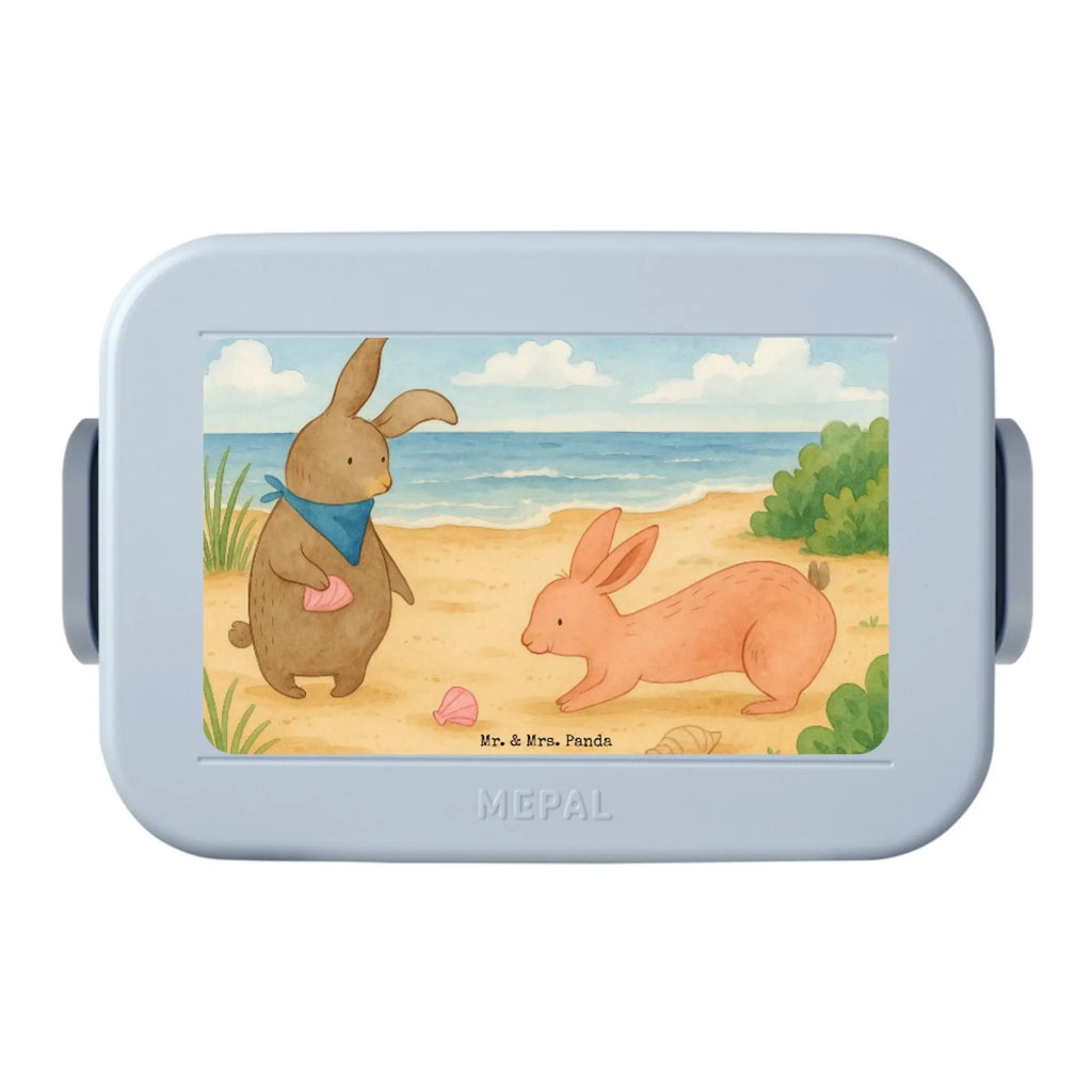 MEPAL Bentobox Hasen Muschel Design Brotdose, Bentobox, Lunchbox, Familie, Vatertag, Muttertag, Bruder, Schwester, Mama, Papa, Oma, Opa, Meer, best friends, Muscheln, Muscheln sammeln, Freundin, beste Freundin, BFF, Hasen, Freundinnen