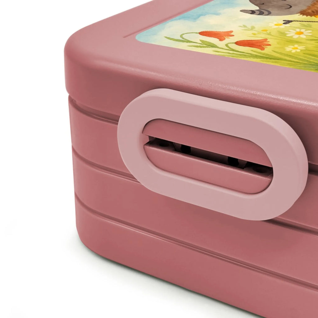 MEPAL Bentobox Hummel flauschig Design Bentobox, Brotdose, Lunchbox, Tiermotive, Gute Laune, lustige Sprüche, Tiere, Blume, Flauschig, Hummel, Natur, Biene