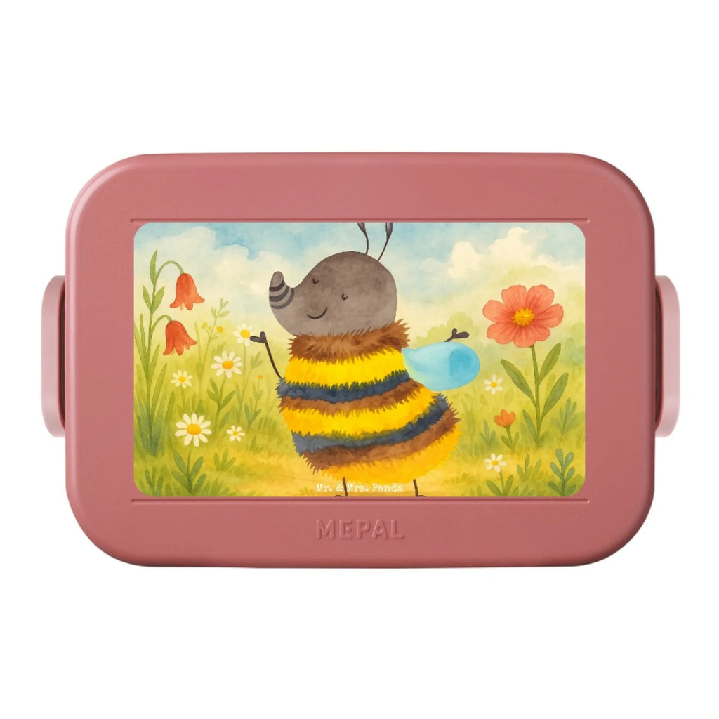 MEPAL Bentobox Hummel flauschig Design Bentobox, Brotdose, Lunchbox, Tiermotive, Gute Laune, lustige Sprüche, Tiere, Blume, Flauschig, Hummel, Natur, Biene