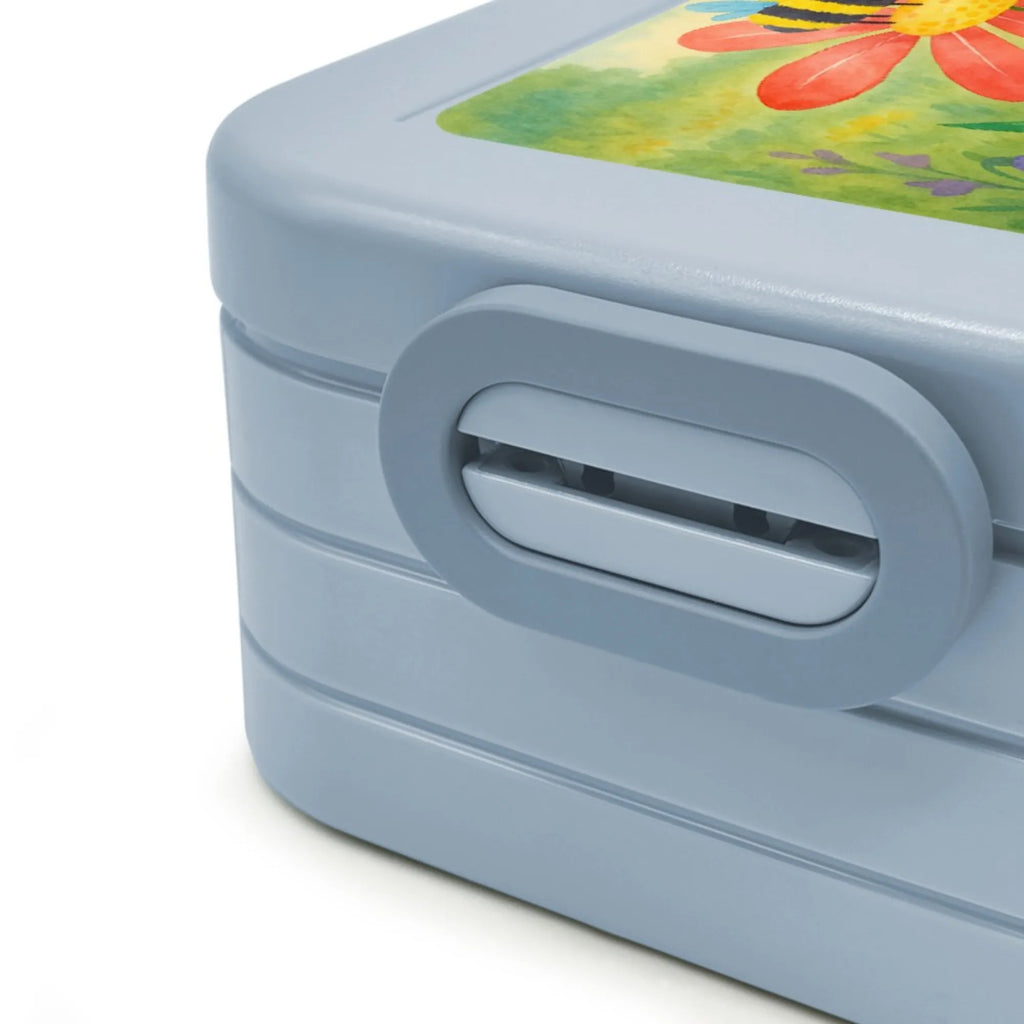 MEPAL Bentobox Hummel Blume Design Bentobox, Brotdose, Lunchbox, Tiermotive, Gute Laune, lustige Sprüche, Tiere, Wespe, Hummeln, Flauschig, Blume, Hummel, Biene, Natur, Feld