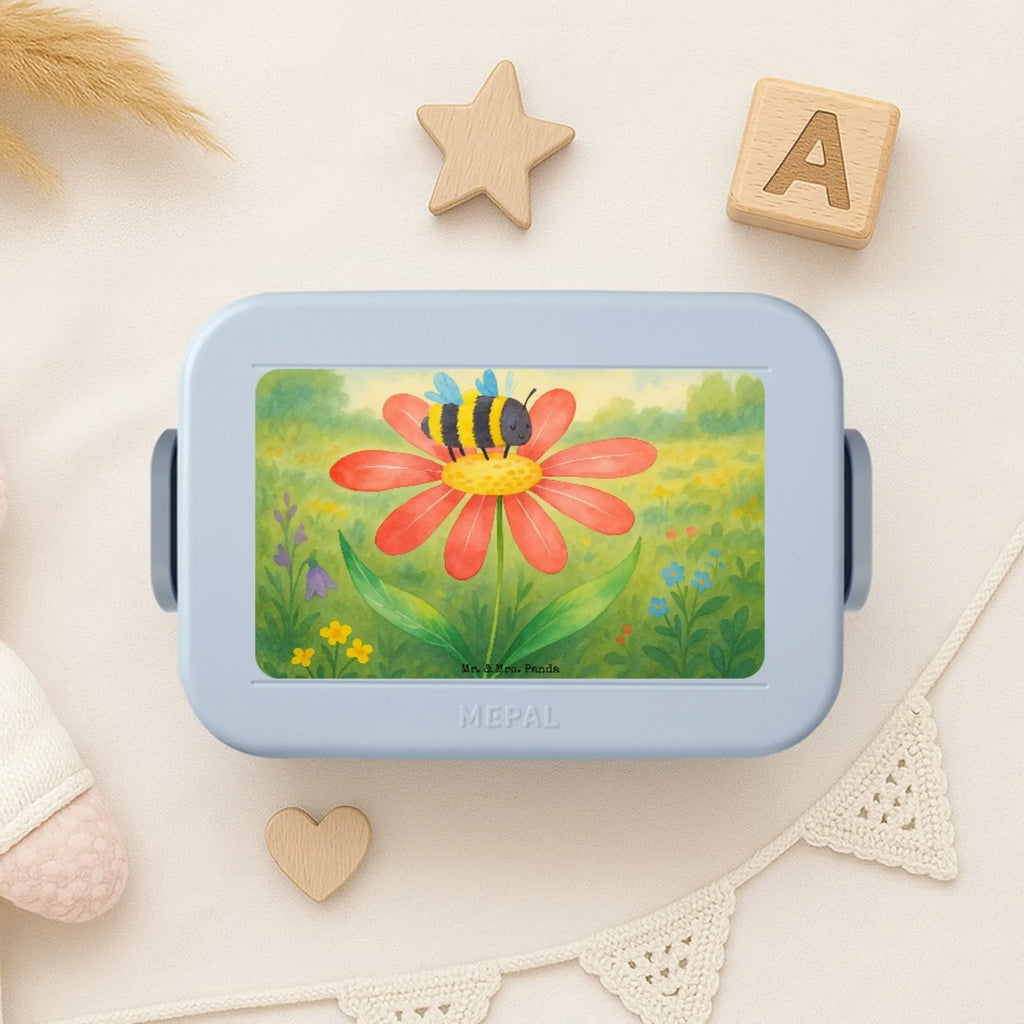 MEPAL Bentobox Hummel Blume Design Bentobox, Brotdose, Lunchbox, Tiermotive, Gute Laune, lustige Sprüche, Tiere, Wespe, Hummeln, Flauschig, Blume, Hummel, Biene, Natur, Feld