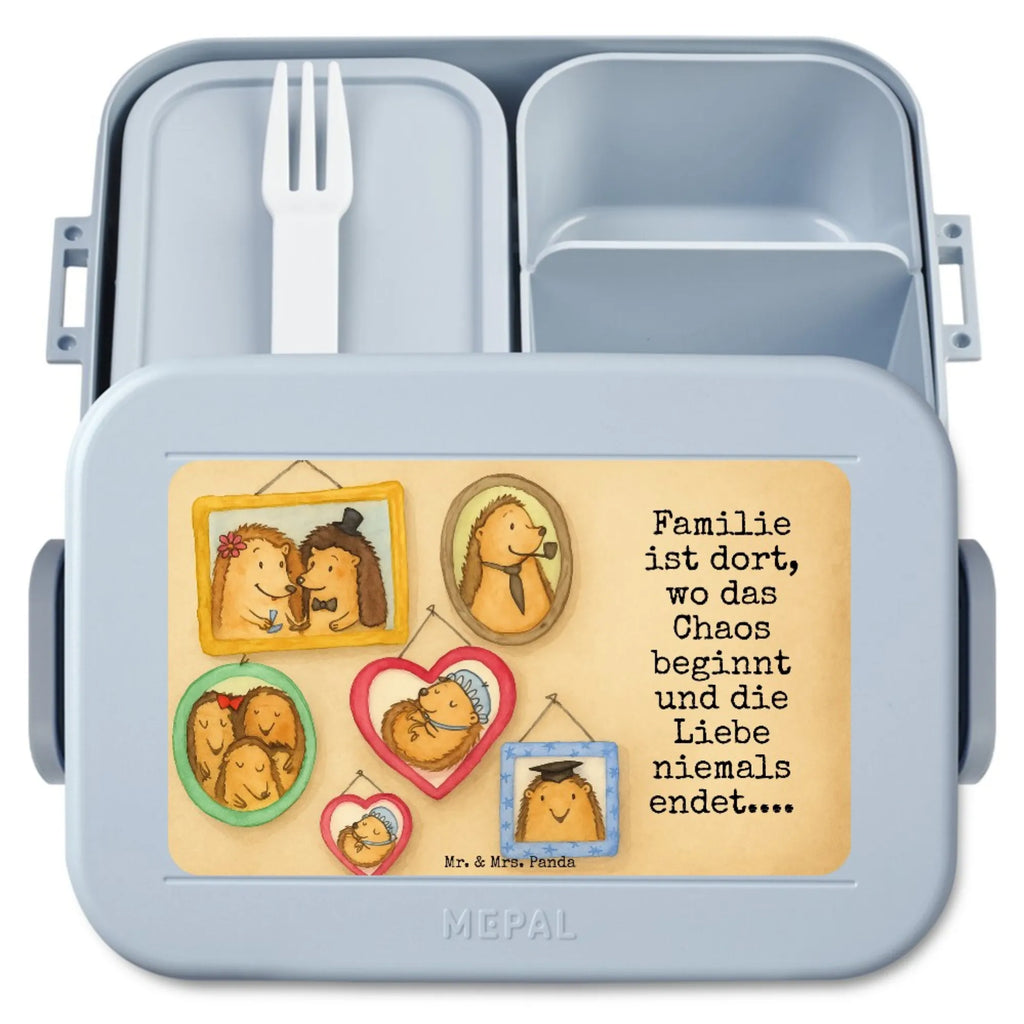 MEPAL Bentobox Igel Familie Design Brotdose, Lunchbox, Bentobox, Familie, Vatertag, Muttertag, Bruder, Schwester, Mama, Papa, Oma, Opa, Igel, Zusammenhalt, Glück, Liebe, Bilder