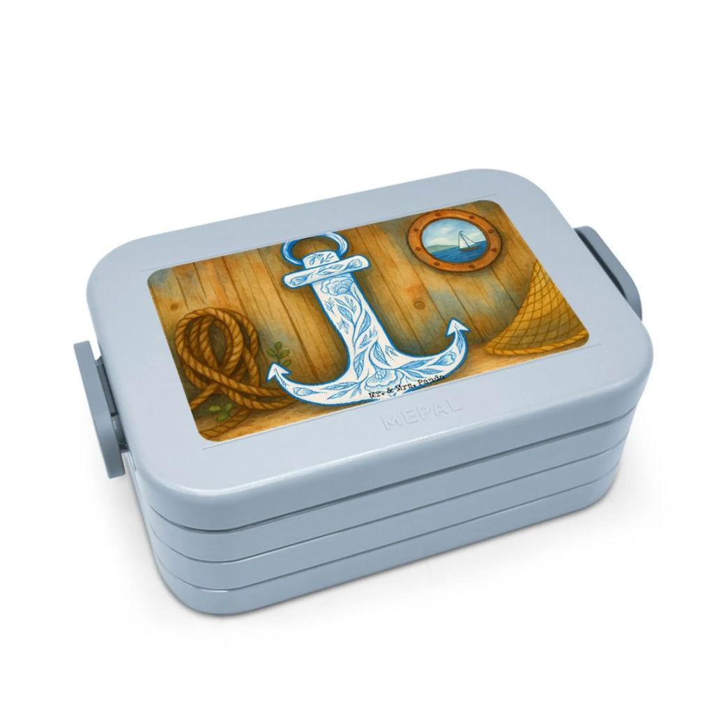 MEPAL Bentobox Anker Blau Design Brotdose, Lunchbox, Bentobox, Tiermotive, Gute Laune, lustige Sprüche, Tiere