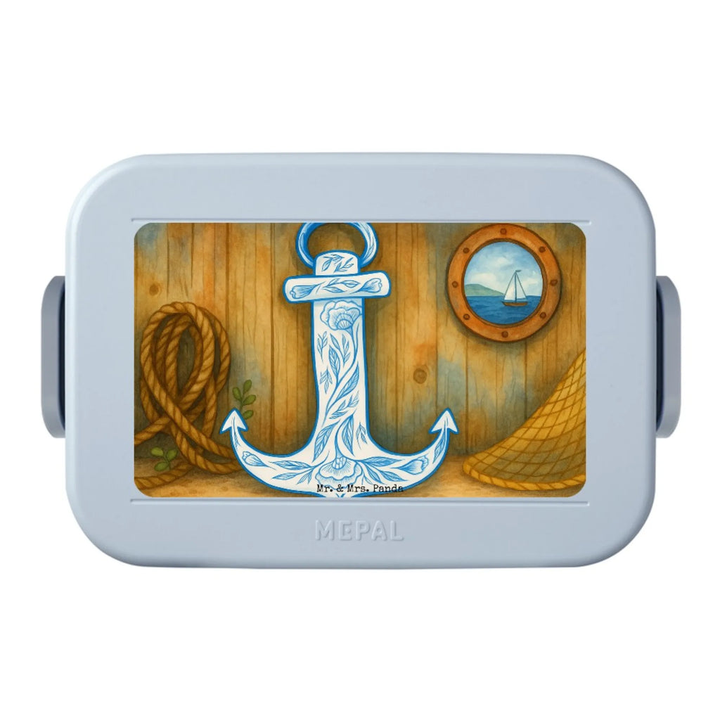 MEPAL Bentobox Anker Blau Design Brotdose, Lunchbox, Bentobox, Tiermotive, Gute Laune, lustige Sprüche, Tiere