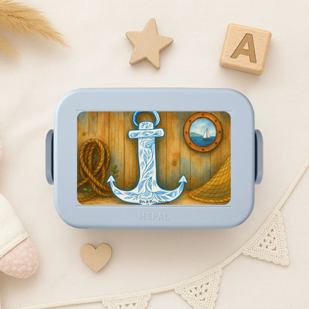 MEPAL Bentobox Anker Blau Design Brotdose, Lunchbox, Bentobox, Tiermotive, Gute Laune, lustige Sprüche, Tiere