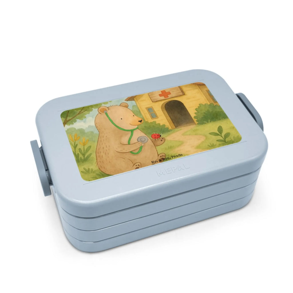 MEPAL Bentobox Bär Arzt Design Brotdose, Lunchbox, Bentobox, Bär, Teddy, Teddybär, Professor, Doktor, Professorin, Ärztin, Doktorin, Arzt