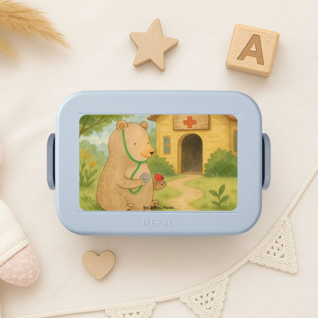 MEPAL Bentobox Bär Arzt Design Brotdose, Lunchbox, Bentobox, Bär, Teddy, Teddybär, Professor, Doktor, Professorin, Ärztin, Doktorin, Arzt