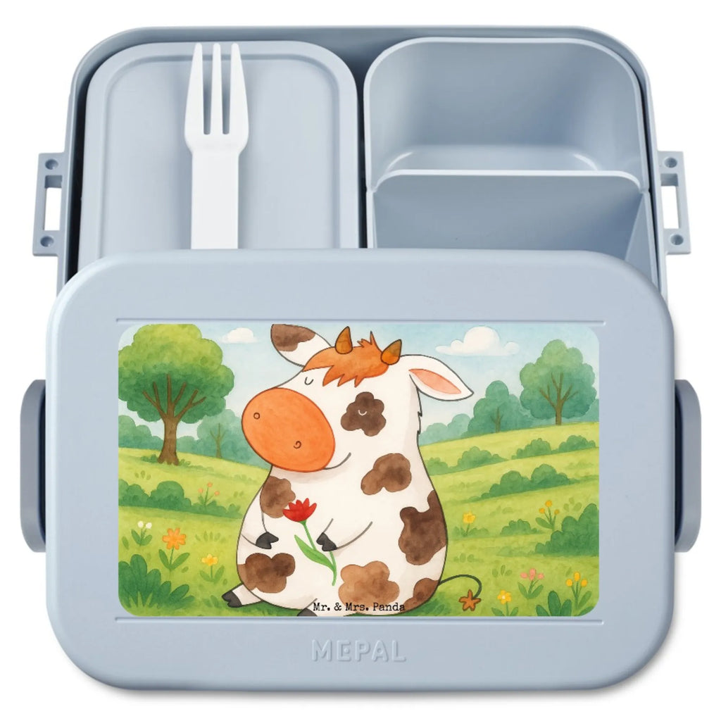 MEPAL Bentobox Kuh Design Bentobox, Lunchbox, Brotdose, Bauernhof, Hoftiere, Landwirt, Landwirtin, Flausen, Spruch, Magie, Träume, Kühe, Kuh, Motivtion, Milch, Milchkuh, Hof