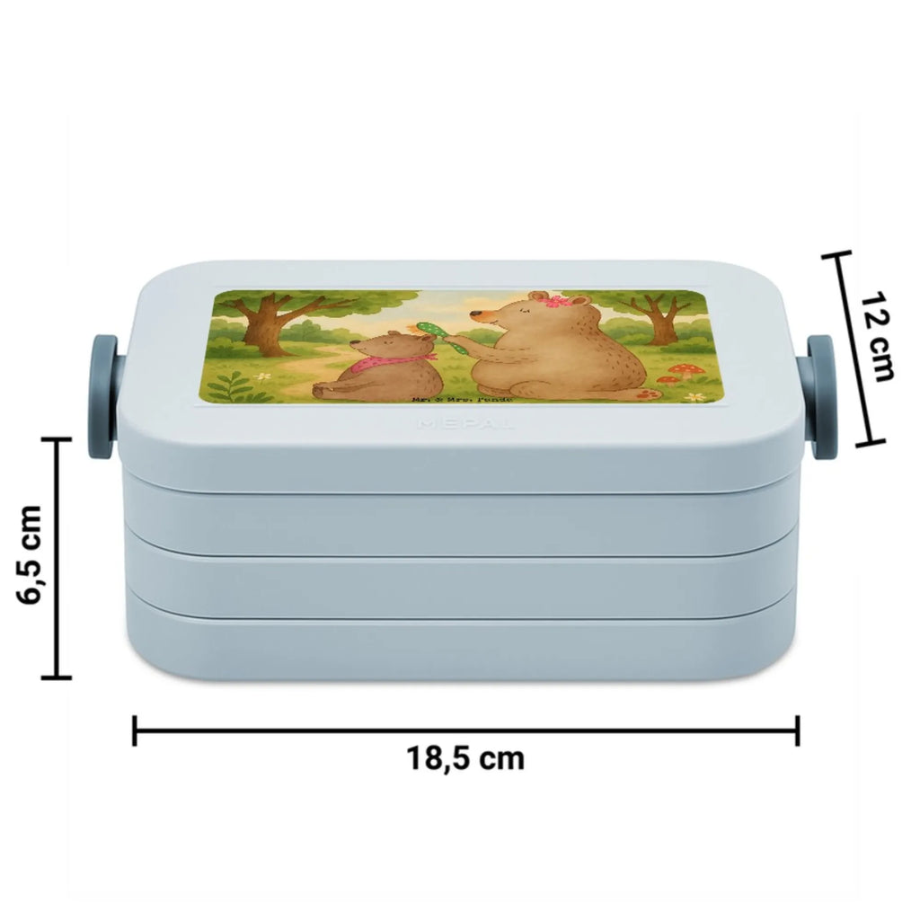 MEPAL Bentobox Bär Kind Design Bentobox, Brotdose, Lunchbox, Familie, Vatertag, Muttertag, Bruder, Schwester, Mama, Papa, Oma, Opa, Geschenk, Mutter, Mutti