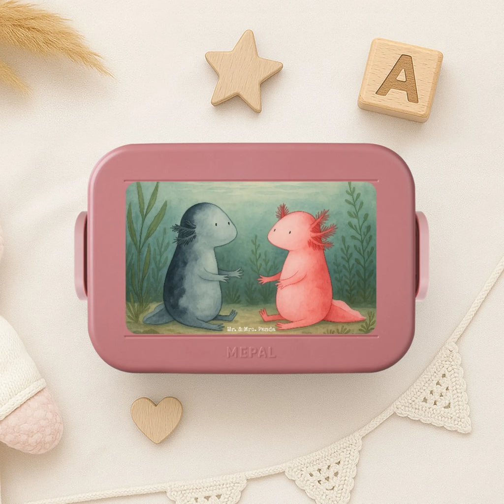 MEPAL Bentobox Axolotl Liebe Design Bentobox, Lunchbox, Brotdose, Axolotl, Molch, Lurch, Valentinstag, Schwanzlurch, Liebe, Ehemann, Lurche, große Liebe, Jahrestag, Freund, Axolot, Liebesbeweis, Verlobter