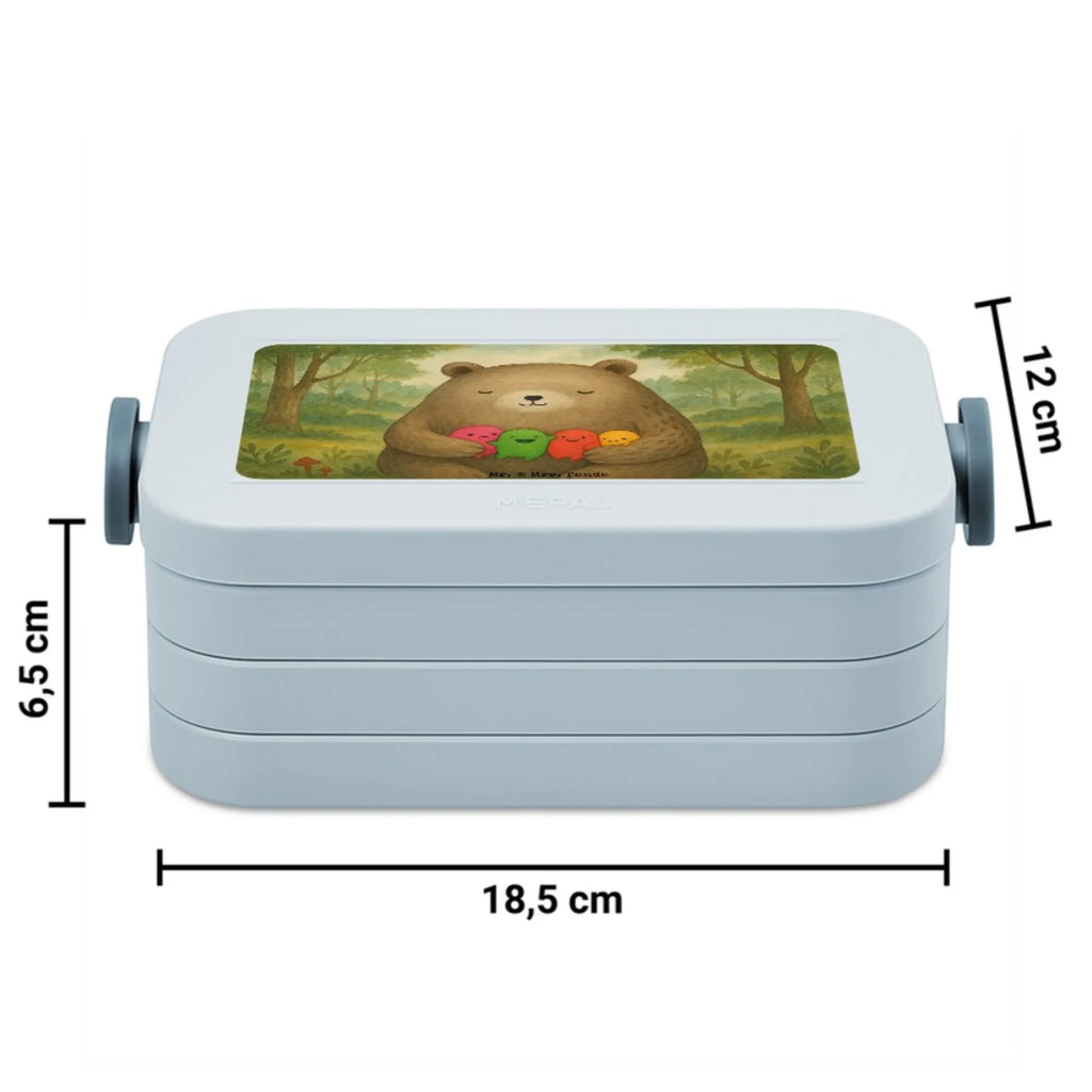 MEPAL Bentobox Bär Gefühl Design Bentobox, Lunchbox, Brotdose, Bär, Teddy, Teddybär, Wahnsinn, Verrückt, Durchgedreht