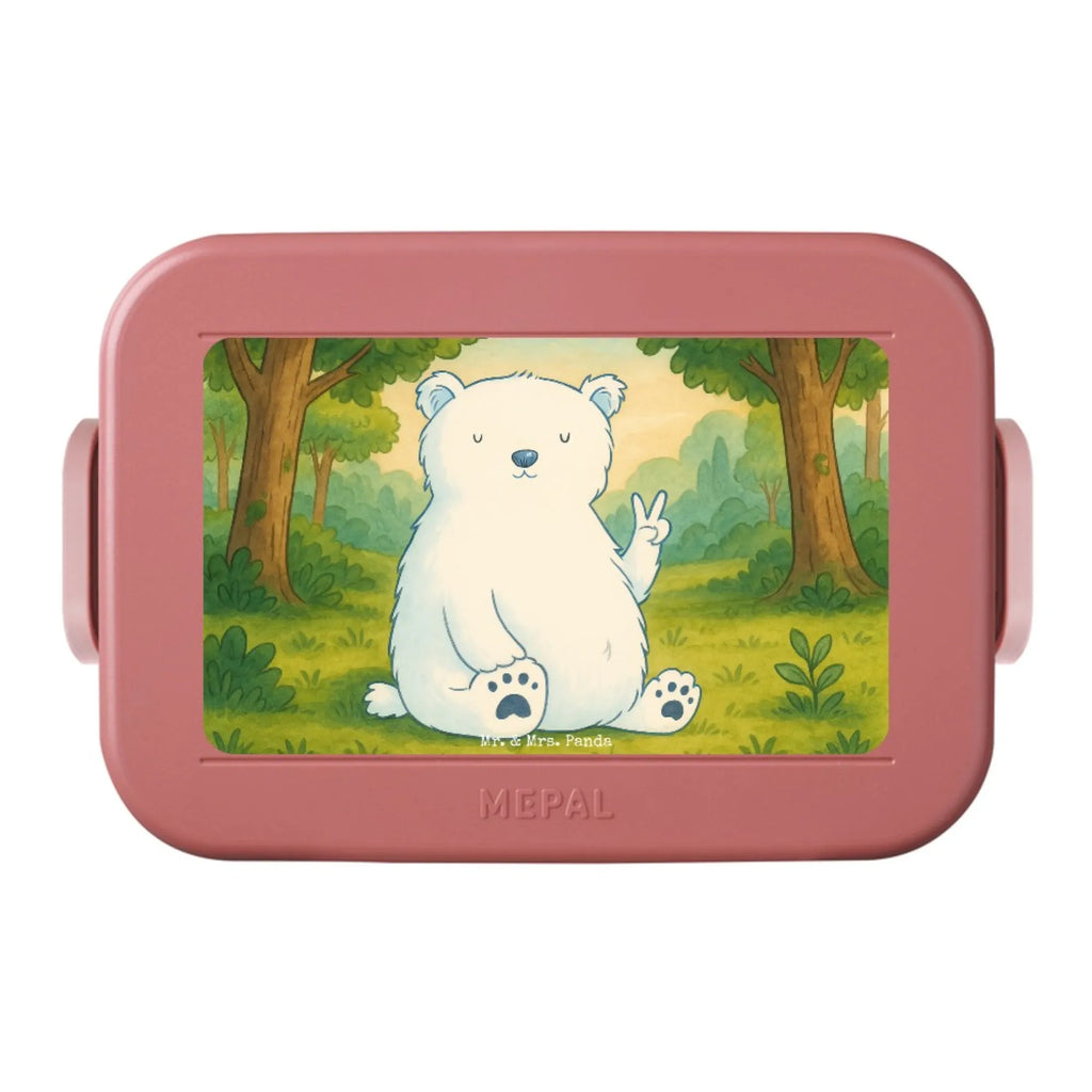 MEPAL Bentobox Eisbär Faul Design Bentobox, Brotdose, Lunchbox, Bär, Teddy, Teddybär, Nordpol, Eisbär, Bürojob, Büro, Relaxen, Arbeitsplatz, Faul, Arbeit, Homeoffice, Entspannen