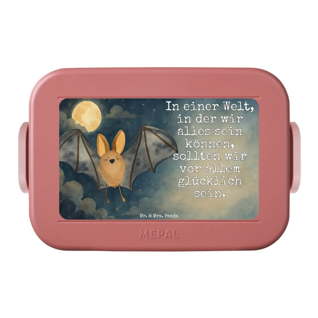 MEPAL Bentobox Fledermaus Flügel Design Bentobox, Brotdose, Lunchbox, Tiermotive, Gute Laune, lustige Sprüche, Tiere