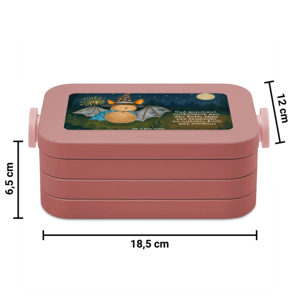 MEPAL Bentobox Fledermaus Zauberer Design Lunchbox, Brotdose, Bentobox, Tiermotive, Gute Laune, lustige Sprüche, Tiere, Magier, reinsteigern, Frauen, Zauberer, Fledermaus, Fledermäuse