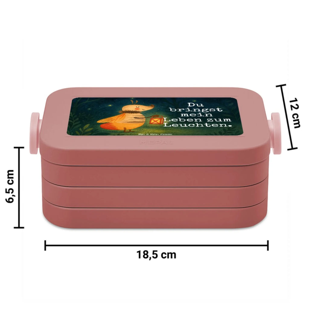 MEPAL Bentobox Glühwürmchen Design Bentobox, Brotdose, Lunchbox, Tiermotive, Gute Laune, lustige Sprüche, Tiere, Liebesbeweis, Lieblingsmensch, Leuchten, Jahrestag, Glühwurm, Falter, Glühwürmchen, Liebesspruch, Liebe, Heiratsantrag, Verlobung, magisch