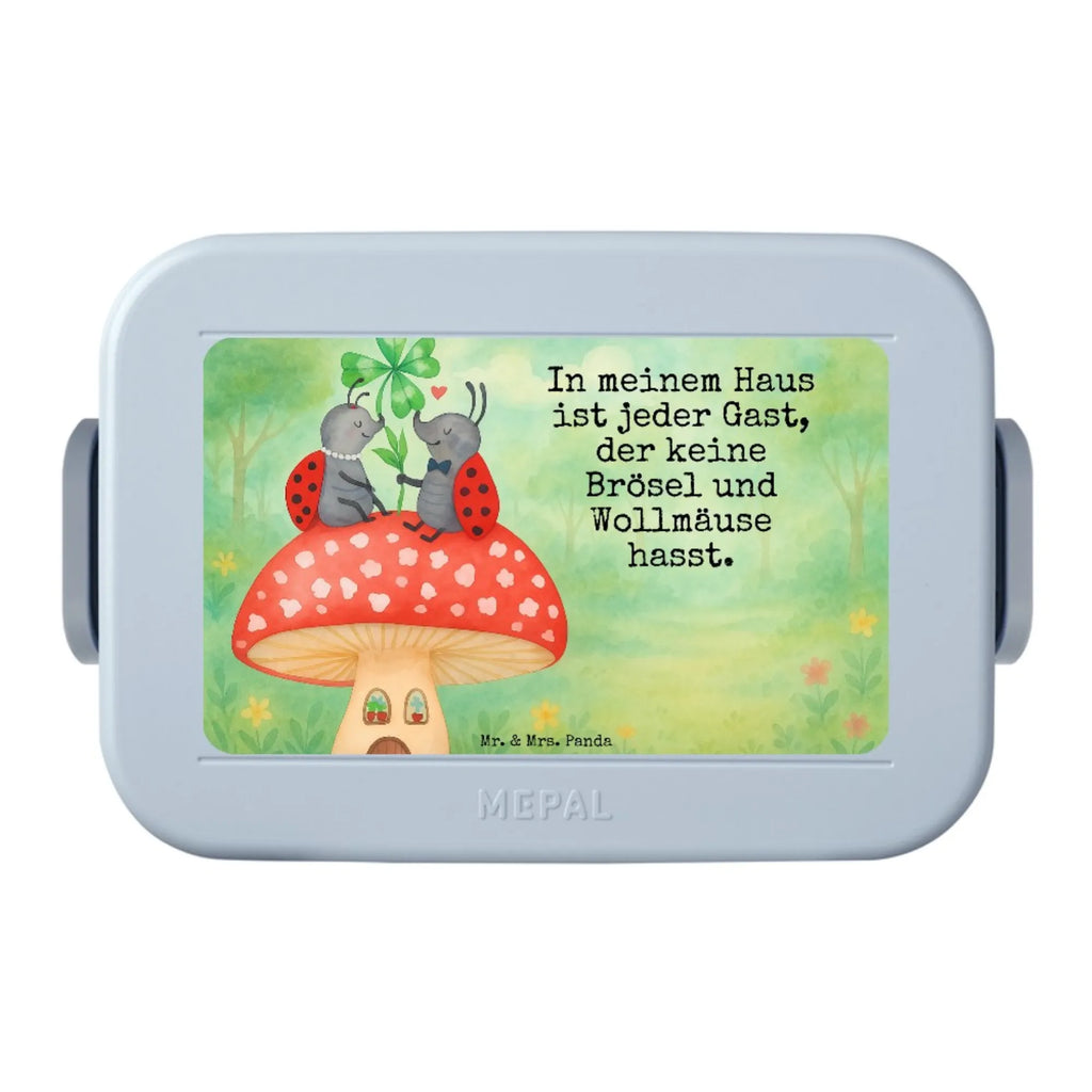 MEPAL Bentobox Marienkäfer Fliegenpilz Design Brotdose, Bentobox, Lunchbox, Tiermotive, Gute Laune, lustige Sprüche, Tiere, Wohnung, Haus, Fleigenpilzhaus, Marienkäfer, zuhause, Fliegenpilz