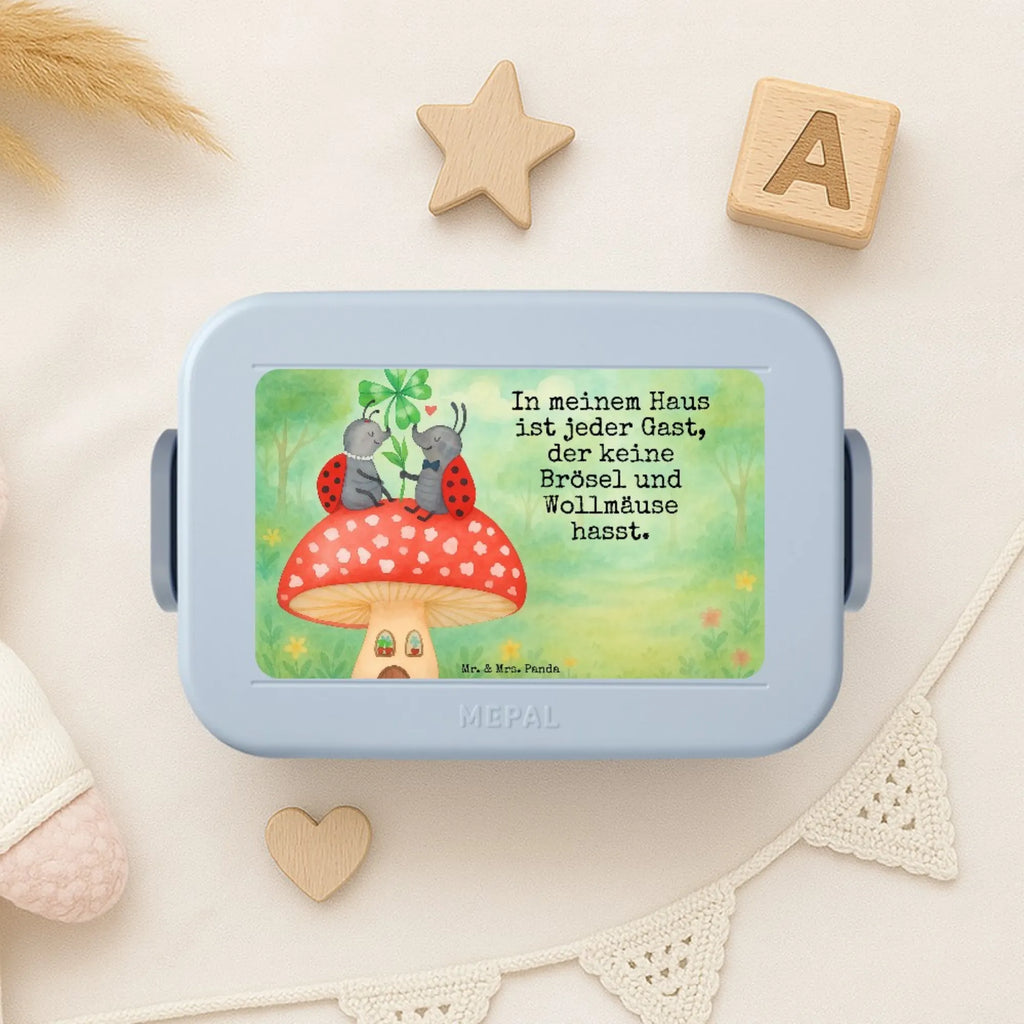 MEPAL Bentobox Marienkäfer Fliegenpilz Design Brotdose, Bentobox, Lunchbox, Tiermotive, Gute Laune, lustige Sprüche, Tiere, Wohnung, Haus, Fleigenpilzhaus, Marienkäfer, zuhause, Fliegenpilz