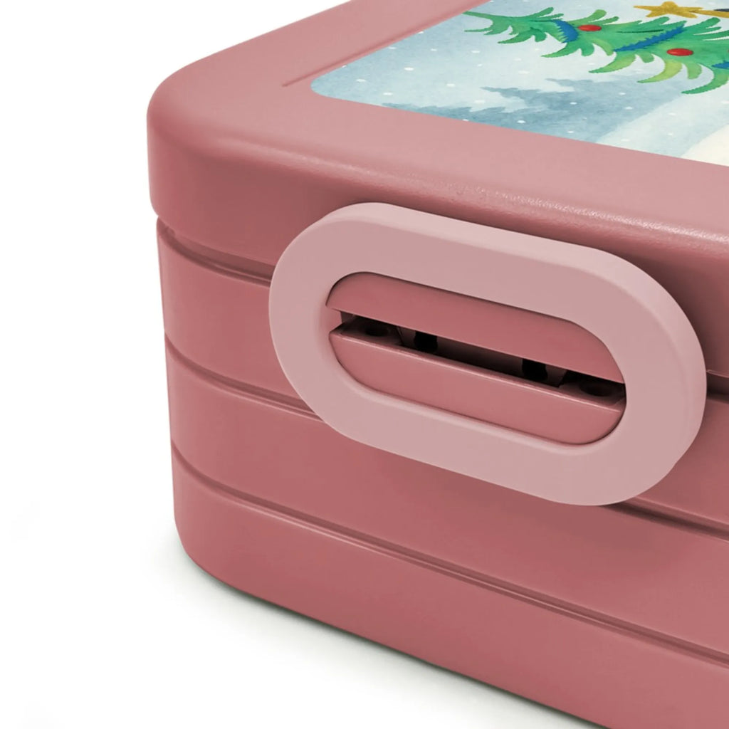 MEPAL Bentobox Pinguin Weihnachtsbaum Design Brotdose, Bentobox, Lunchbox, Winter, Weihnachten, Weihnachtsdeko, Nikolaus, Advent, Heiligabend, Wintermotiv, Pinguin