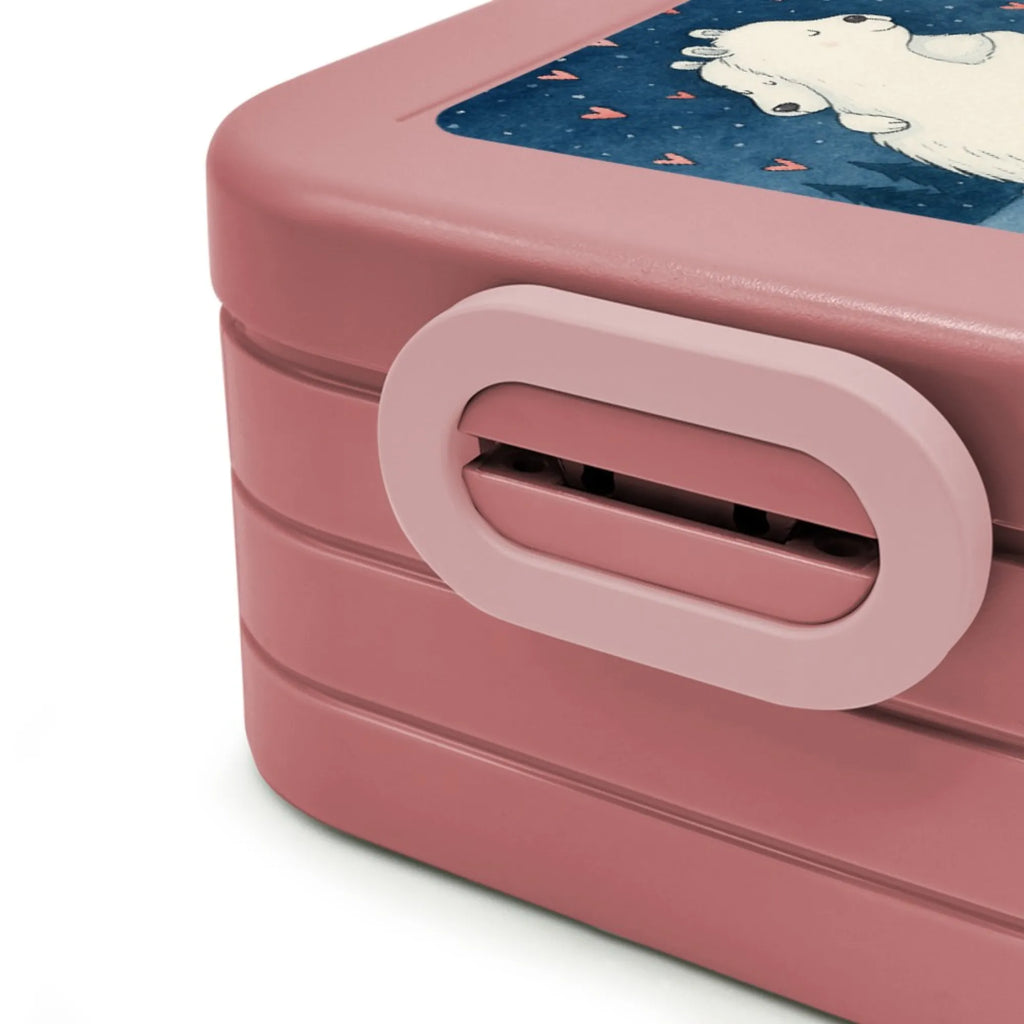 MEPAL Bentobox Eisbär Umarmen Design Lunchbox, Bentobox, Brotdose, Tiermotive, Gute Laune, lustige Sprüche, Tiere