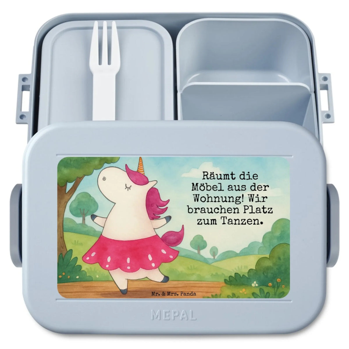 MEPAL Bentobox Einhorn Ballerina Design Jausenbox, Essensbehälter, Essensbox, Meal Prep Box, Vesperbox, Frischhaltedose, Lunchbox, Snackbox, Bento-Brotdose, Bentobox, Lebensmittelbehälter, Bento Box, Snackdose, Einhorn, Unicorn, Einhörner, Einhorn Deko, Tanzen, Tänzerin, Party, Lebenslust, Lebensfreude, Spaß, Ballerina, Geburtstag, Wohnung, Feiern