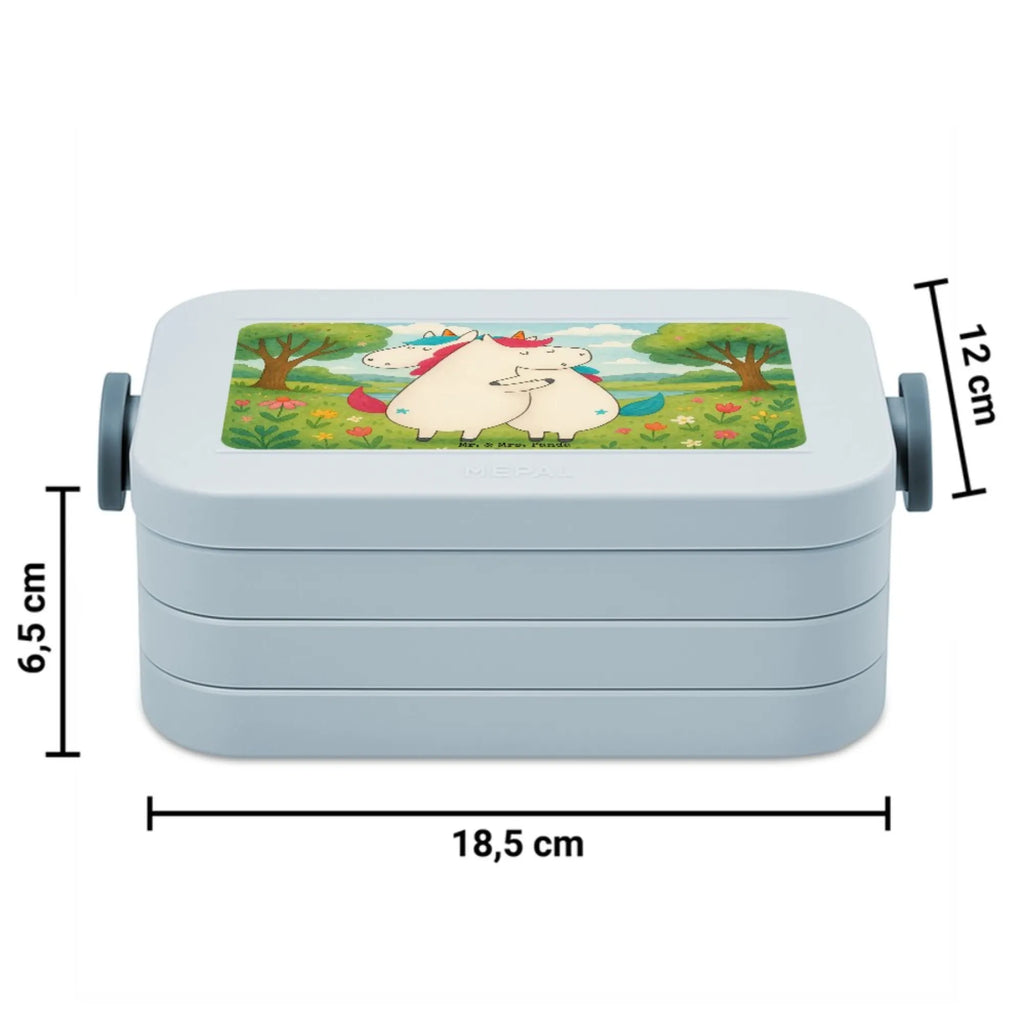 MEPAL Bentobox Einhörner Umarmen Design Brotdose, Bentobox, Lunchbox, Einhorn, Einhörner, Einhorn Deko, Unicorn, BFF, Geschwister, Liebe, Sister, Familie, Freundin, Schwester, Freundinnen, Schwestern