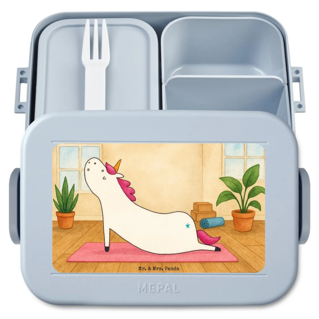 MEPAL Bentobox Einhorn Yoga Design Bentobox, Lunchbox, Brotdose, Einhorn, Einhörner, Einhorn Deko, Unicorn, witzig, Achtsamkeit, Sport, Joga, Namaste, süß, Yoga, lustig, Entspannung, Yogamatte