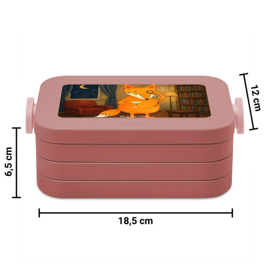 MEPAL Bentobox Fuchs Lord Design Lunchbox, Brotdose, Bentobox, Fuchs, Füchse, Liebeskummer Geschenk, Spruch lustig, Motivation Spruch, Problemlösung, tröstende Worte