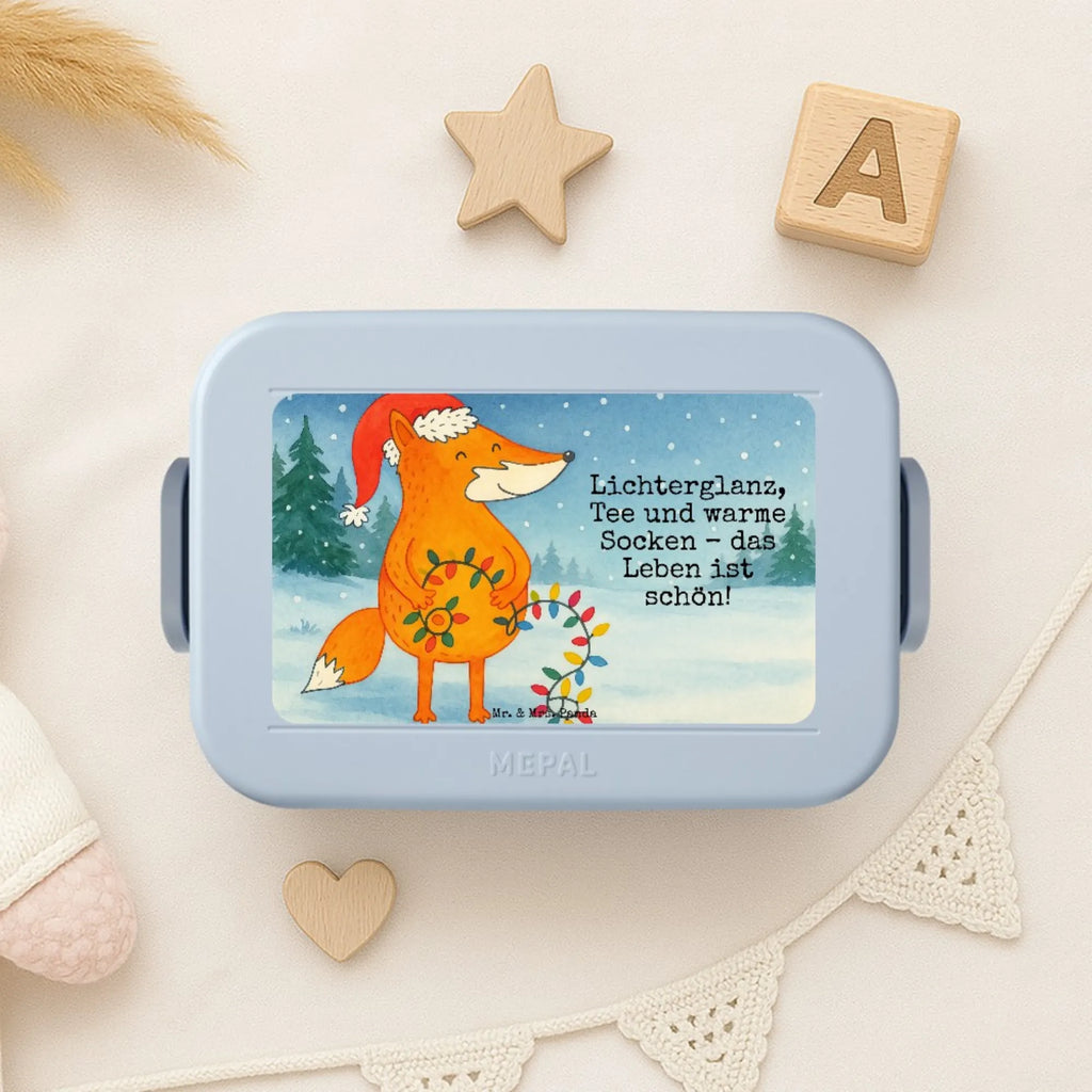 MEPAL Bentobox Fuchs Weihnachten Design Bentobox, Brotdose, Lunchbox, Winter, Weihnachten, Weihnachtsdeko, Nikolaus, Advent, Heiligabend, Wintermotiv, Weihnachtsmann, Fuchs, Weihnachtszeit, Geschenk Weihnachten, Füchse, Spruch schön