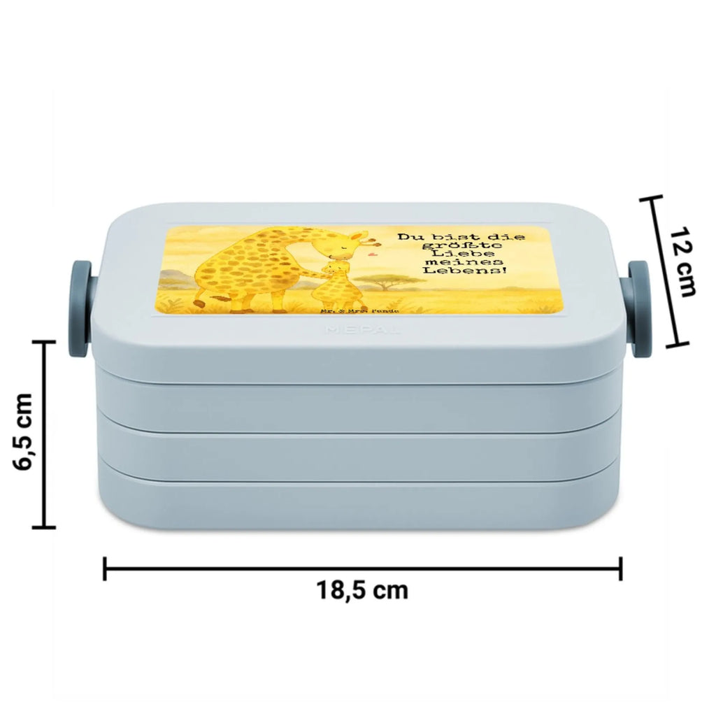 MEPAL Bentobox Giraffe Kind Design Brotdose, Lunchbox, Bentobox, Afrika, Wildtiere, Tochter, Mama, Mutter, Lieblingsmensch, Giraffe, Sohn, Kind