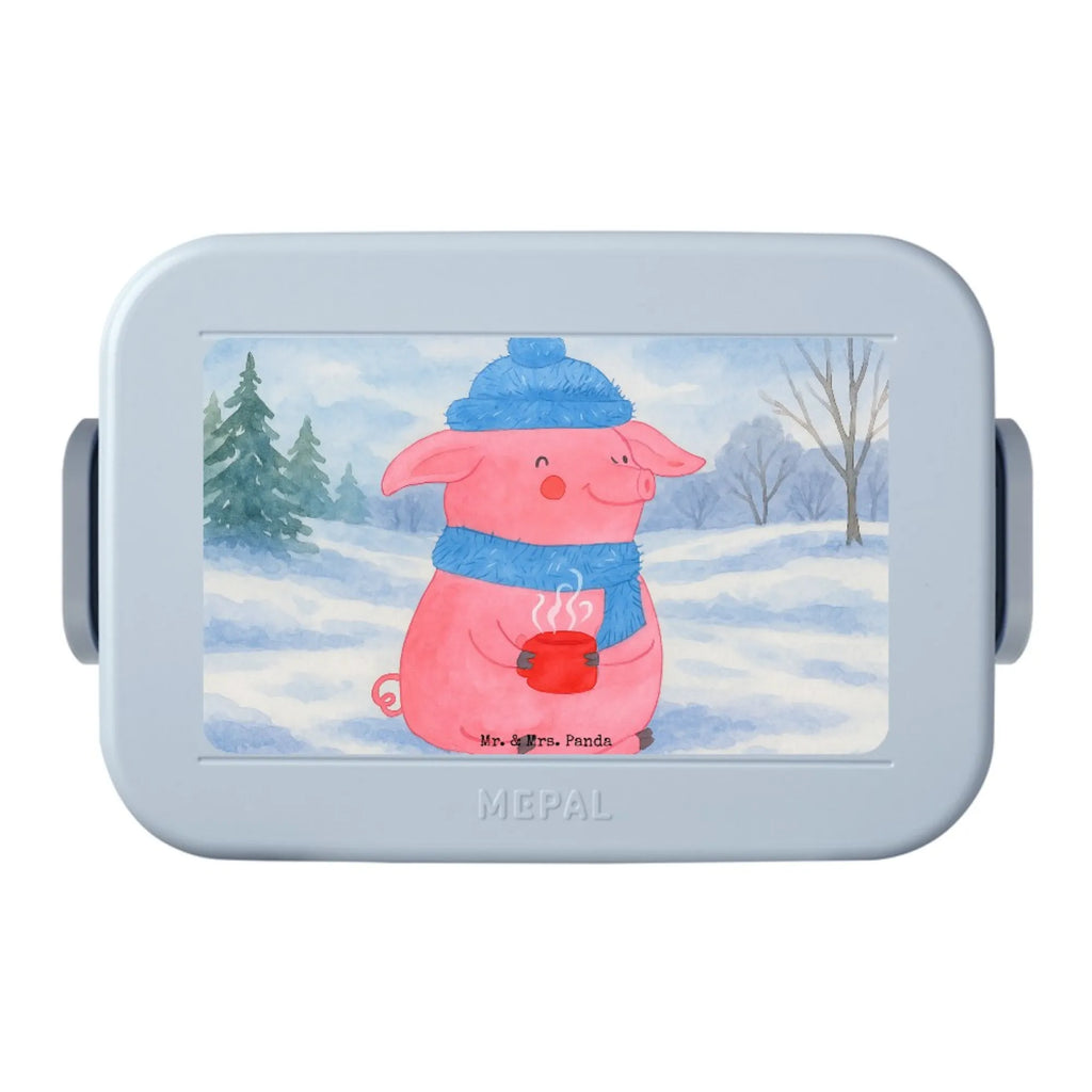 MEPAL Bentobox Schweinchen Glühwein Design Bentobox, Lunchbox, Brotdose, Winter, Weihnachten, Weihnachtsdeko, Nikolaus, Advent, Heiligabend, Wintermotiv, Betrunken, Glühwein, Weihnachtsmarkt, Spruch