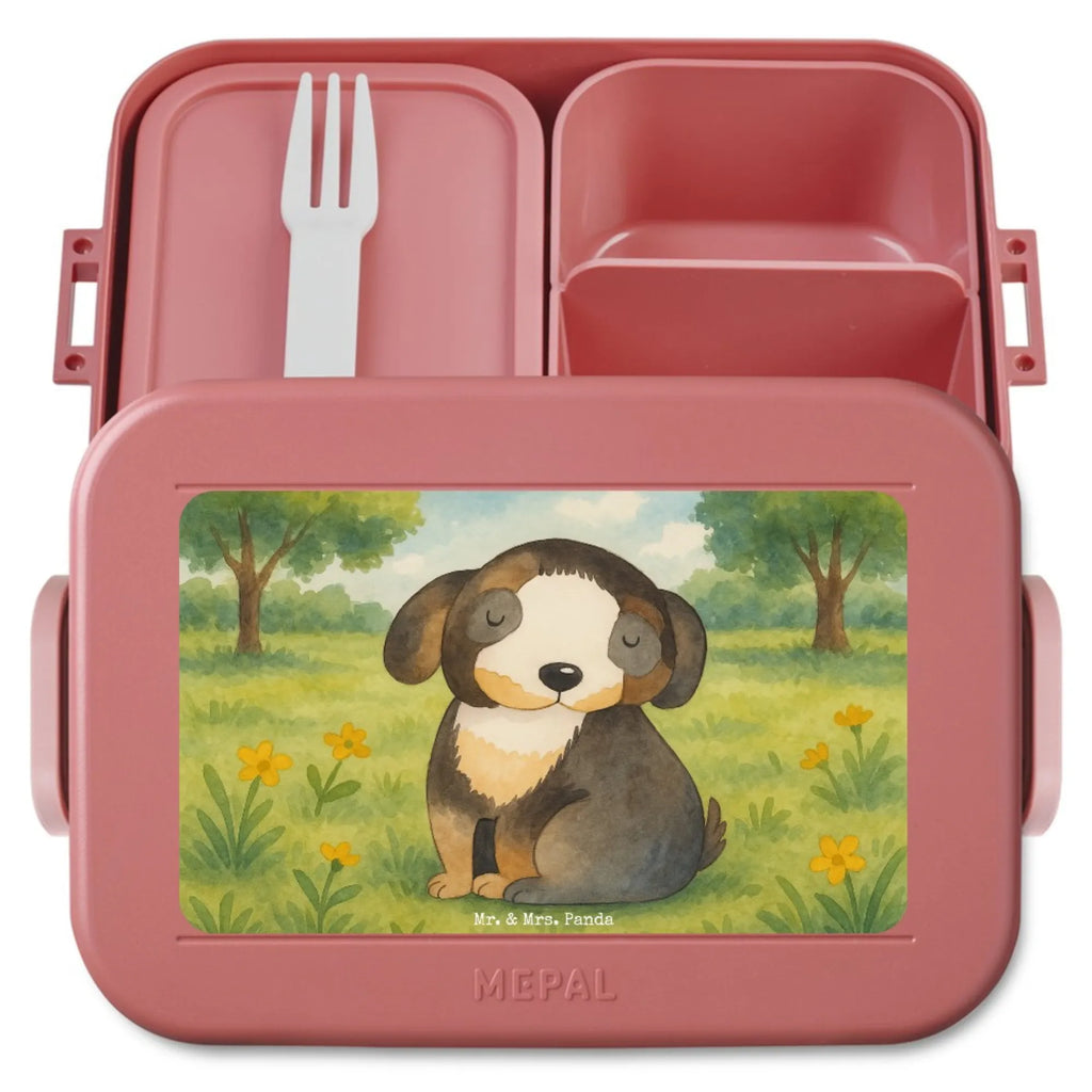 MEPAL Bentobox Hund Entspannen Design Bentobox, Lunchbox, Brotdose, Hund, Hundemotiv, Haustier, Hunderasse, Tierliebhaber, Hundebesitzer, Sprüche, Hundeliebe, schwarzer Hund, Liebe, Hundeglück