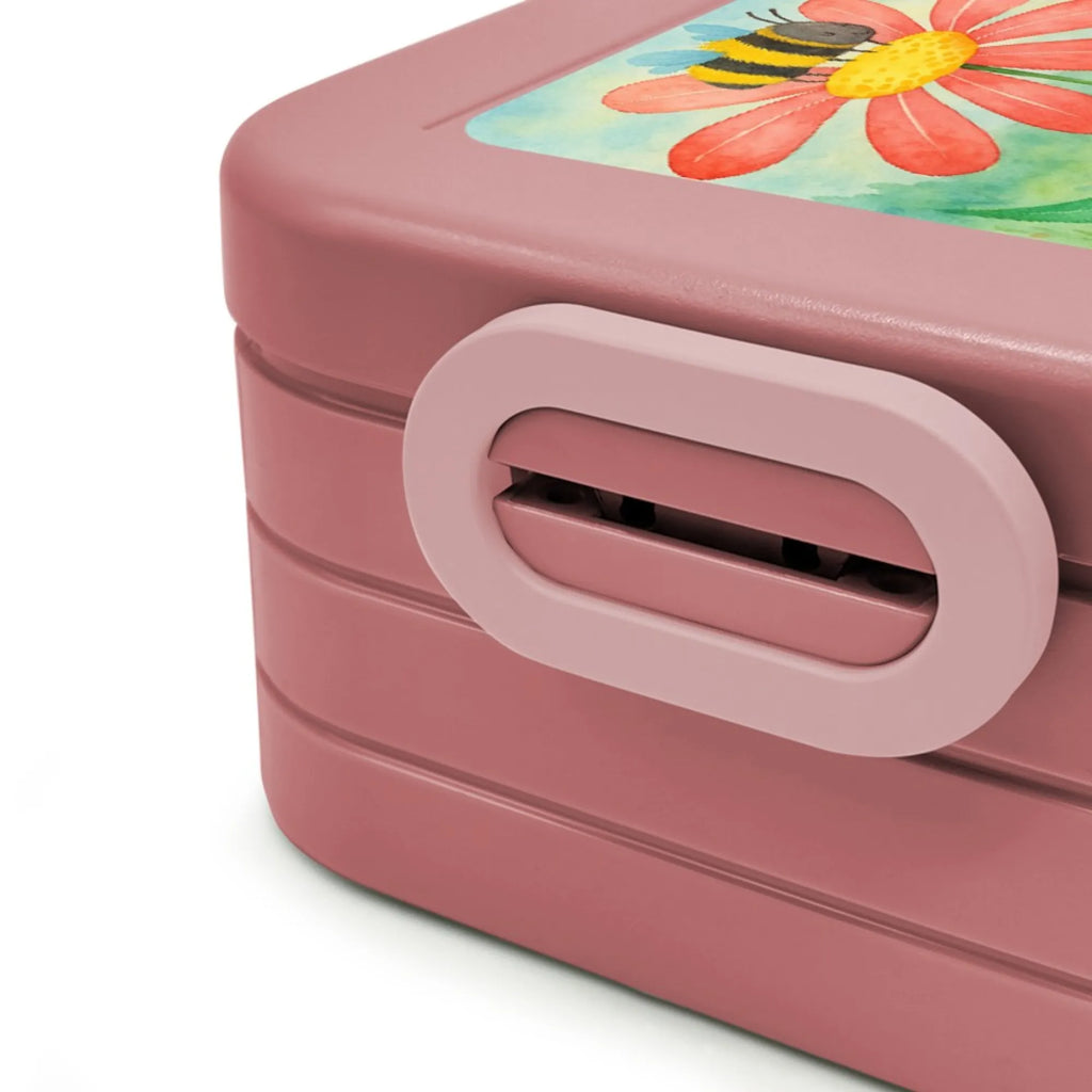 MEPAL Bentobox Hummel Blume Design Bentobox, Brotdose, Lunchbox, Tiermotive, Gute Laune, lustige Sprüche, Tiere, Wespe, Hummeln, Flauschig, Blume, Hummel, Biene, Natur, Feld