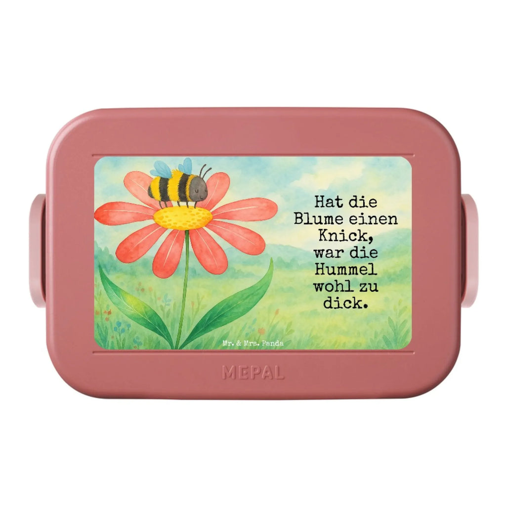 MEPAL Bentobox Hummel Blume Design Bentobox, Brotdose, Lunchbox, Tiermotive, Gute Laune, lustige Sprüche, Tiere, Wespe, Hummeln, Flauschig, Blume, Hummel, Biene, Natur, Feld