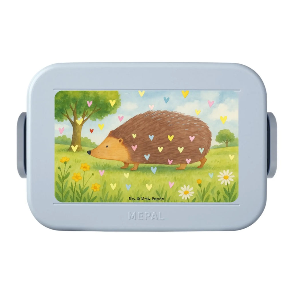 MEPAL Bentobox Igel Herzen Design Brotdose, Lunchbox, Bentobox, Tiermotive, Gute Laune, lustige Sprüche, Tiere, Leben, Herz, Kuss, Herzen, Vertrauen, Igel, Liebe