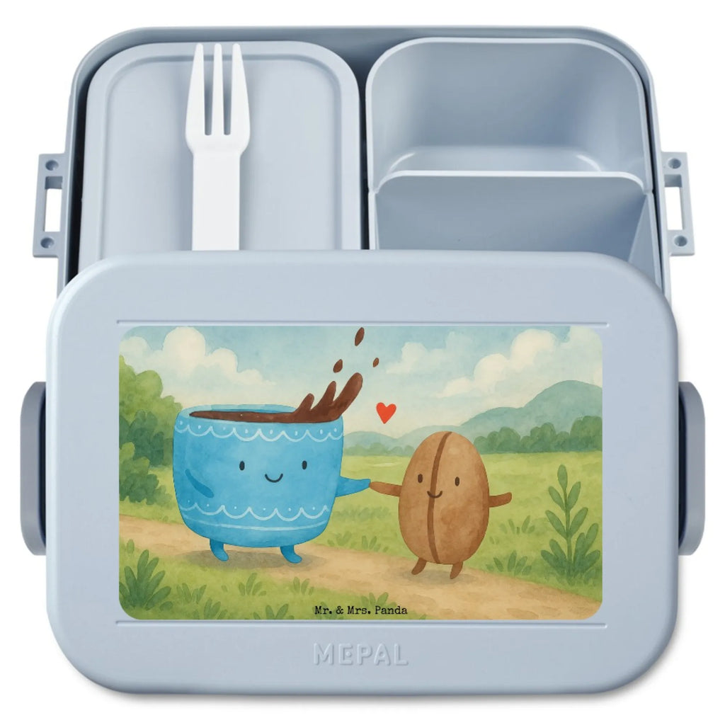 MEPAL Bentobox Kaffee Bohne Design Bentobox, Brotdose, Lunchbox, Tiermotive, Gute Laune, lustige Sprüche, Tiere, Kaffeebohne, Kaffee, Zufriedenheit, Glück, Genuss