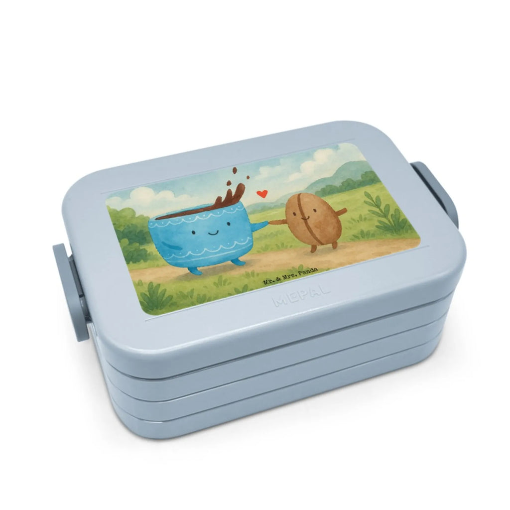 MEPAL Bentobox Kaffee Bohne Design Bentobox, Brotdose, Lunchbox, Tiermotive, Gute Laune, lustige Sprüche, Tiere, Kaffeebohne, Kaffee, Zufriedenheit, Glück, Genuss