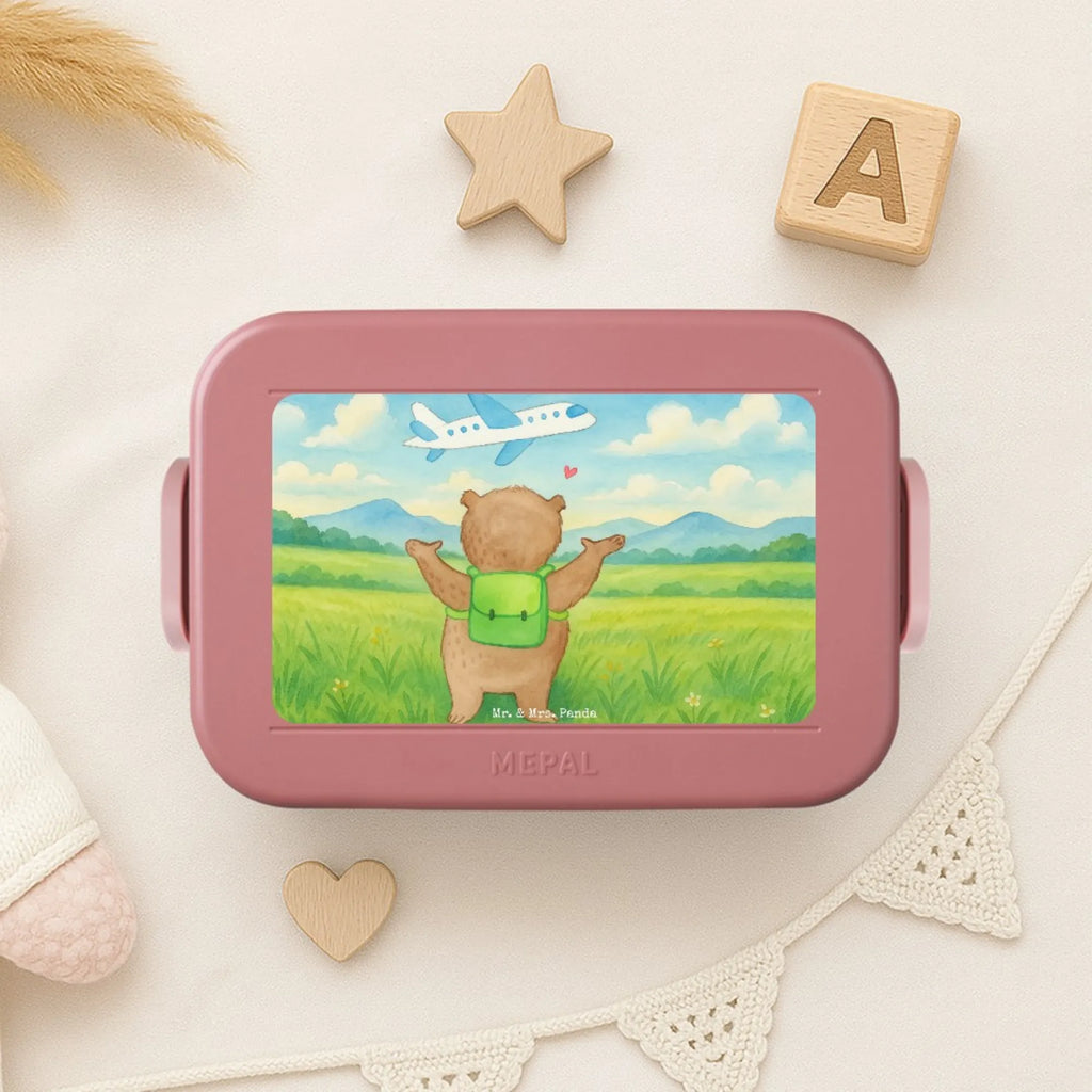 MEPAL Bentobox Bär Flugzeug Design Brotdose, Lunchbox, Bentobox, Liebe, Partner, Freund, Freundin, Ehemann, Ehefrau, Heiraten, Verlobung, Heiratsantrag, Liebesgeschenk, Jahrestag, Hocheitstag, Geschenk für Partner, für Ehemann, Liebesbeweis, Geschenk für Freundin, für Männer, Geschenk für Frauen, Hochzeitstag, Mitbringsel, Valentinstag
