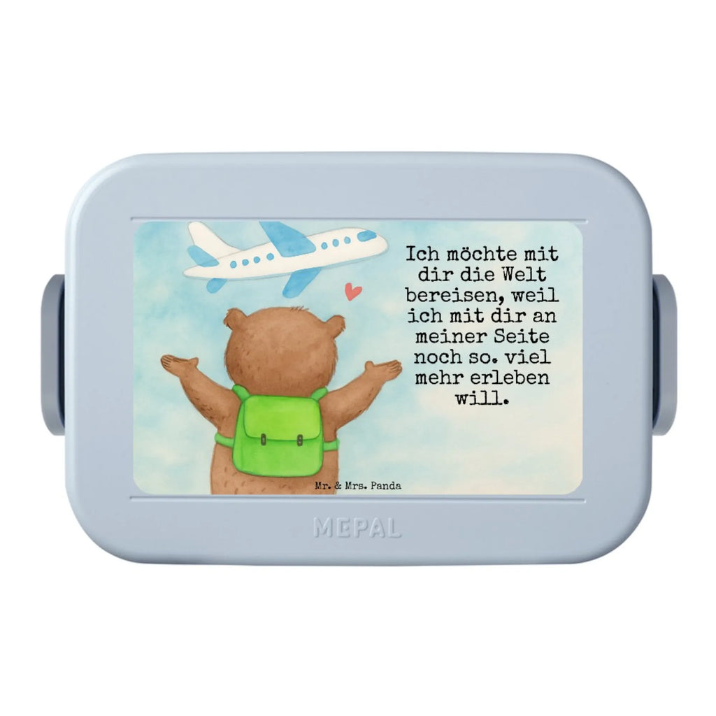MEPAL Bentobox Bär Flugzeug Design Brotdose, Lunchbox, Bentobox, Liebe, Partner, Freund, Freundin, Ehemann, Ehefrau, Heiraten, Verlobung, Heiratsantrag, Liebesgeschenk, Jahrestag, Hocheitstag, Geschenk für Partner, für Ehemann, Liebesbeweis, Geschenk für Freundin, für Männer, Geschenk für Frauen, Hochzeitstag, Mitbringsel, Valentinstag