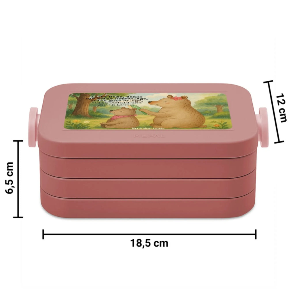MEPAL Bentobox Bär Kind Design Bentobox, Brotdose, Lunchbox, Familie, Vatertag, Muttertag, Bruder, Schwester, Mama, Papa, Oma, Opa, Geschenk, Mutter, Mutti