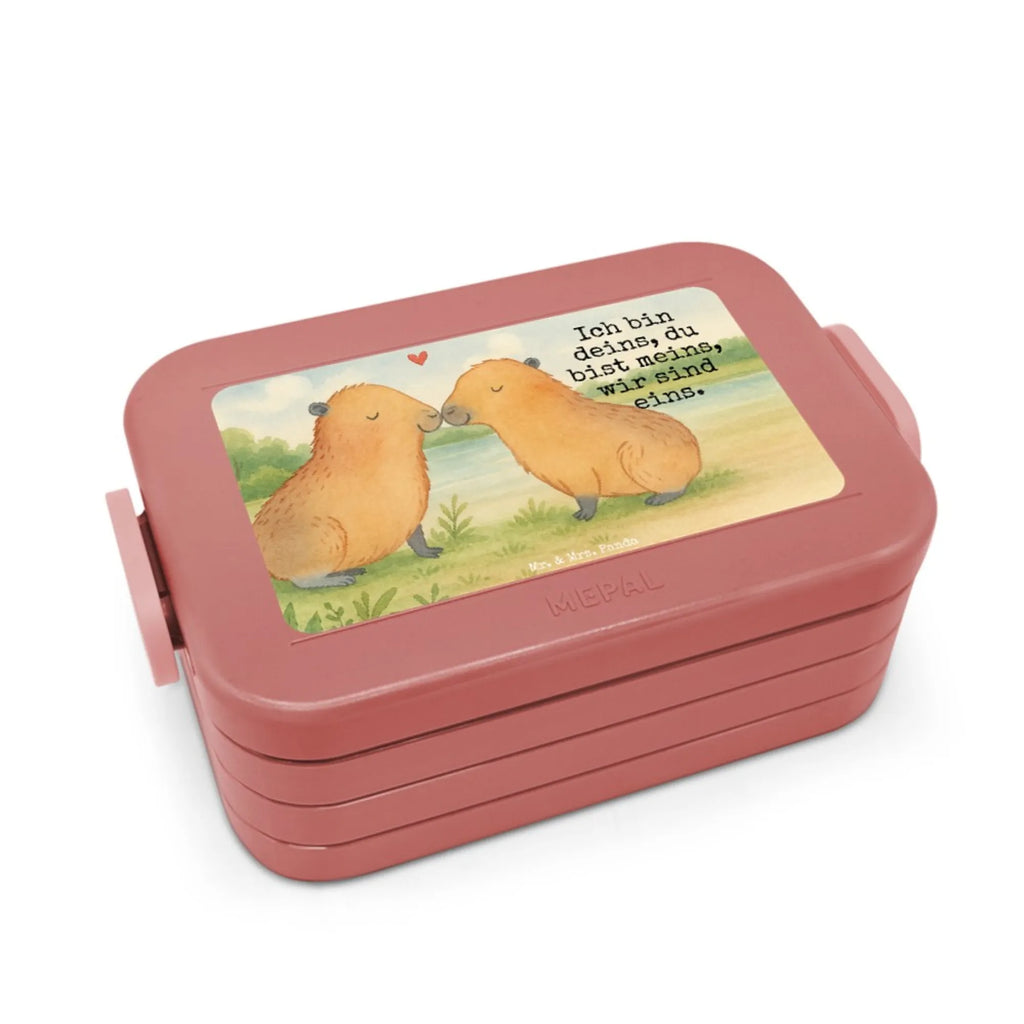 MEPAL Bentobox Capybara Liebe Design Lunchbox, Bentobox, Brotdose, Tiermotive, Gute Laune, lustige Sprüche, Tiere, Ich bin deins, Paar, Partnertiere, Liebe, Kuschel Capybaras, Verschmolzen, Liebesbeweis, Tierliebe, Herzlich, Capybara, Du bist meins, Handgezeichnet, Valentinstag, Jahrestag, Ehejubiläum, Geschenkidee, Romantisches Geschenk, Beziehung, verliebt, Liebesspruch