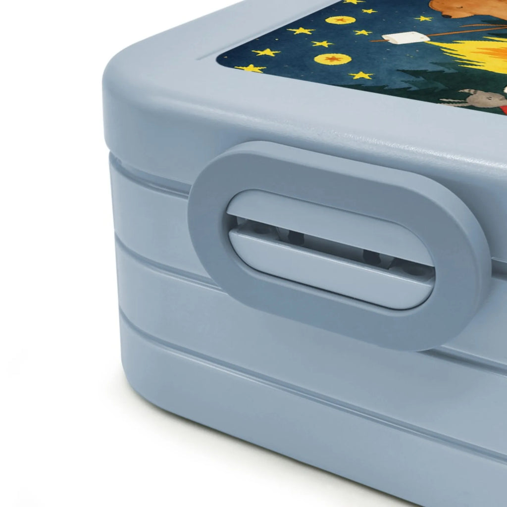 MEPAL Bentobox Bär & Marienkäfer Lagerfeuer Design Bentobox, Brotdose, Lunchbox, Bär, Teddy, Teddybär, Lagerfeuer