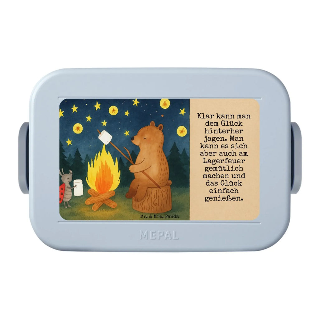 MEPAL Bentobox Bär & Marienkäfer Lagerfeuer Design Bentobox, Brotdose, Lunchbox, Bär, Teddy, Teddybär, Lagerfeuer